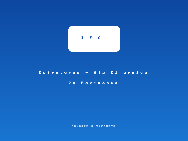 Miniatura de Estruturas - Ala Cirurgica 2o Pavimento